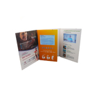 Transparent Display LCD Video Brochure Card Customized For Festival