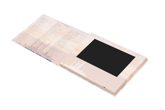 Thẻ brochure video kỹ thuật số Thẻ màn hình LCD Festival Colorful 256MB Memory