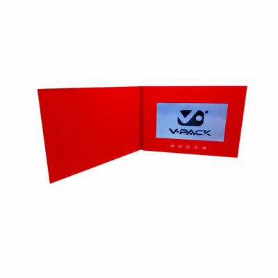 Tập sách video USB LCD, tập sách nhỏ video 7 inch màu TFT để tự động hiển thị