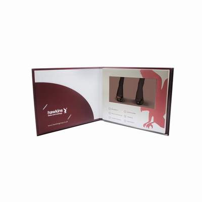 7 inch Bảng điều khiển TFT Video Brochure Danh thiếp với màn hình LCD