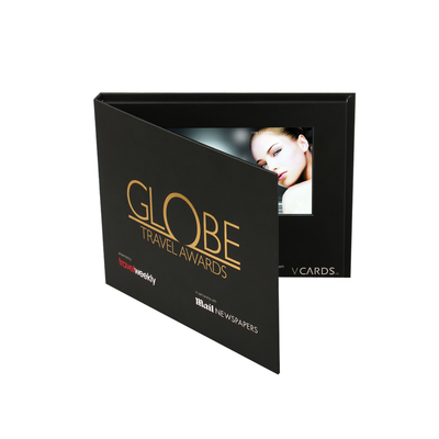 7 inch HD LCD Video Brochure Card Full Color Bộ nhớ 256MB Chất liệu giấy cứng