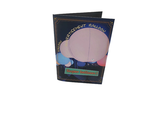 Thiệp chúc mừng âm thanh có thể ghi lại Kích thước 21 × 14,8cm In CMYK